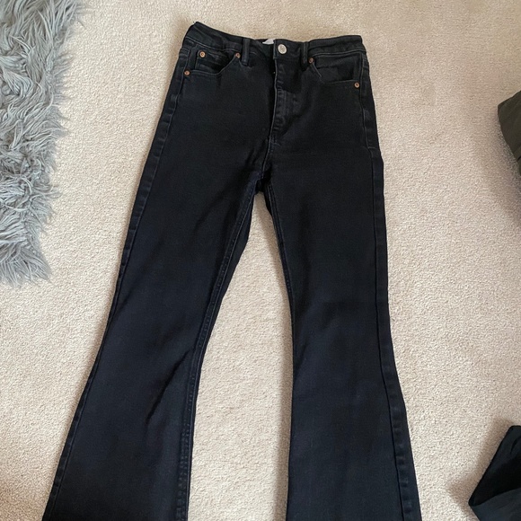 Dynamite High Rise Black Flare Jean - Picture 2 of 3